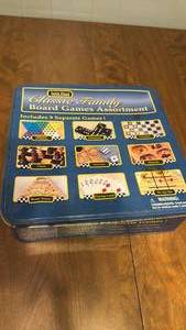 lot 142 image: Chap Mei Wooden Games Assortment 9-Pack Board Games