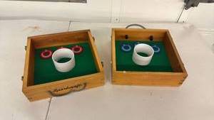 lot 163 image: Sportcraft 2-Piece Washer Set with Red and Blue Rings