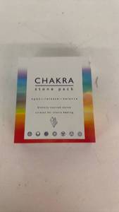 lot 176 image: Chakra Stone Pack Open Release Balance Healing Stones Set