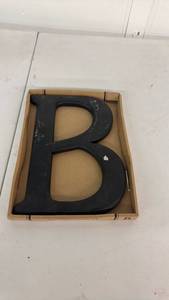 lot 184 image: Black Letter B Sign