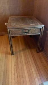 lot 923 image: Artefacts Furniture Single Drawer Wood Side Table 22X2237