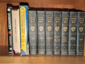 lot 1075 image: Harvard Classics Shelf of Fiction 7-Book Set Collier Publishers and more
