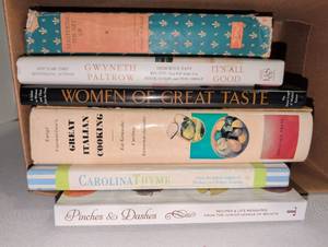lot 1079 image: Cookbooks lot of 6