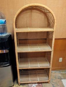 lot 1091 image: Mcm Wicker Shelf 60 x 26 x 14