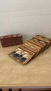lot 1130 image: Lot of Stereoscope Cards with Laney Brick Co. brick