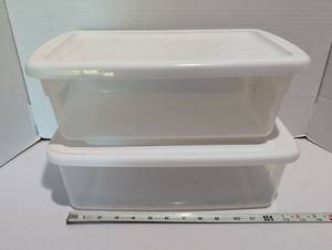 lot 1204 image: Sterilite ClearView 6 Qt. 5.7 L Food Storage Container with Lid