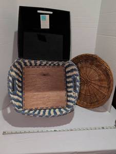lot 1254 image: Basket and Fabric Bin Storage Organization