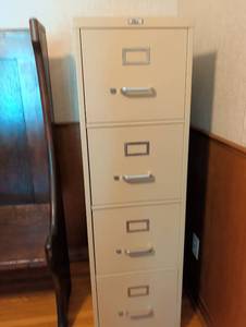 lot 1501 image: Flex 4-Drawer Vertical File Cabinet 52 x 15 x 23