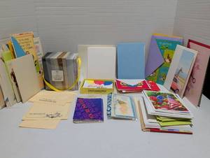lot 1509 image: Unused unsigned Assorted Invitations greeting cards, and Party stationary
