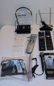 lot 1711 image: Sony WM-AF62 Radio Cassette Player, audio recorder and Accessories Bundle