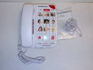 lot 1712 image: Future Call Picture Care Phone with Handset and Cord