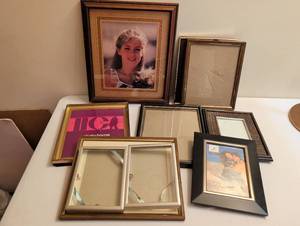lot 1721 image: Lot of mostly 8x10 Picture Frames Various Sizes and Styles