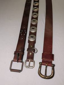lot 1755 image: Leather belt assortment