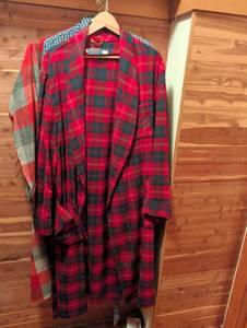 lot 1775 image: 3 robes, 2 wool. Pendleton Nautica Rabhore. See photos
