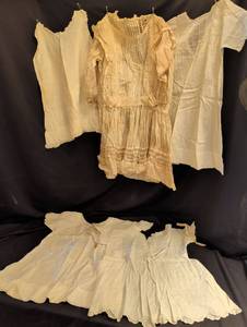 lot 1808 image: Lot of 5 Vintage Childrens Undergarments with Lace Trim and Ruching