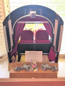 lot 1813 image: American Girl Doll theater Mollys Stage and Screen and accessories
