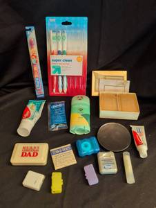 lot 1821 image: Mixed Oral Care & Personal Care Lot Toothbrushes Toothpaste Floss Deodorant