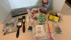 lot 2022 image: Drafting tools and Painting and Hardware Supplies