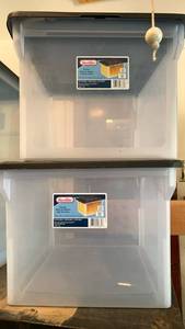 lot 2109 image: Sterlite File Box Storage Containers 2-Pack Stackable