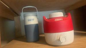 lot 2119 image: Coleman water jugs