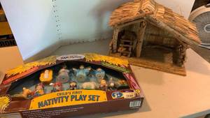 lot 2411 image: Zanybrainy Childs First Nativity Play Set