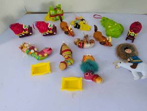 lot 2425 image: Mixed Holiday Ornament Collection 18 Pieces Including Character Figures and Decorative Items