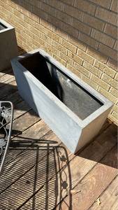 lot 3010 image: Planter Box - 16 inches tall x 11 x 31 12