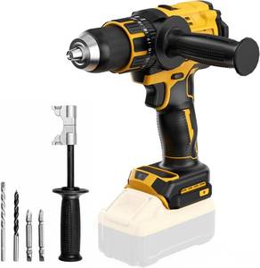 lot 3986 image: Cordless Hammer Drill Compatible with Dewalt 20V MAX Battery(No Battery)20V Brushless Drill, 12 Cordless Drill for Concrete with Variable Speed  Electric Hammer Drill with 213 Position, 968 In-lb Torque, 12 Keyless Chuck