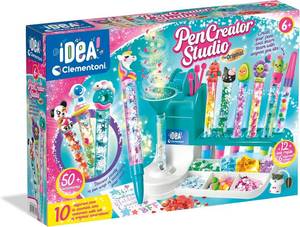 lot 29983 image: Clementoni- Pen Creator Studio Personalised Pen Making Kit for Kids, Arts & Crafts (6 Years)