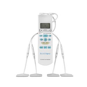 lot 12396 image: Battery Operated TENS Unit Handheld Electronic Pulse Massager with 8 Pads Pain Therapy