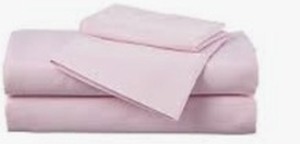 lot 27226 image: -piece pink bedding sheet set sized for a Queen bed (203 cm x 152 cm or 80 inches x 60 inches).