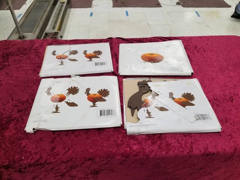 lot 6587 image: Precut Wood Pieces to make Pumpkin Turkeys (4)