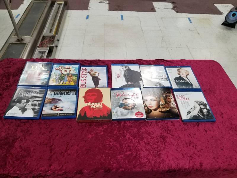 lot 6593 image: Twelve Blu-Ray Classic Movies