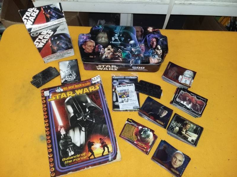 lot 6114 image: Star Wars Card Lot