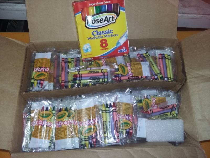 lot 6143 image: Case of Crayons