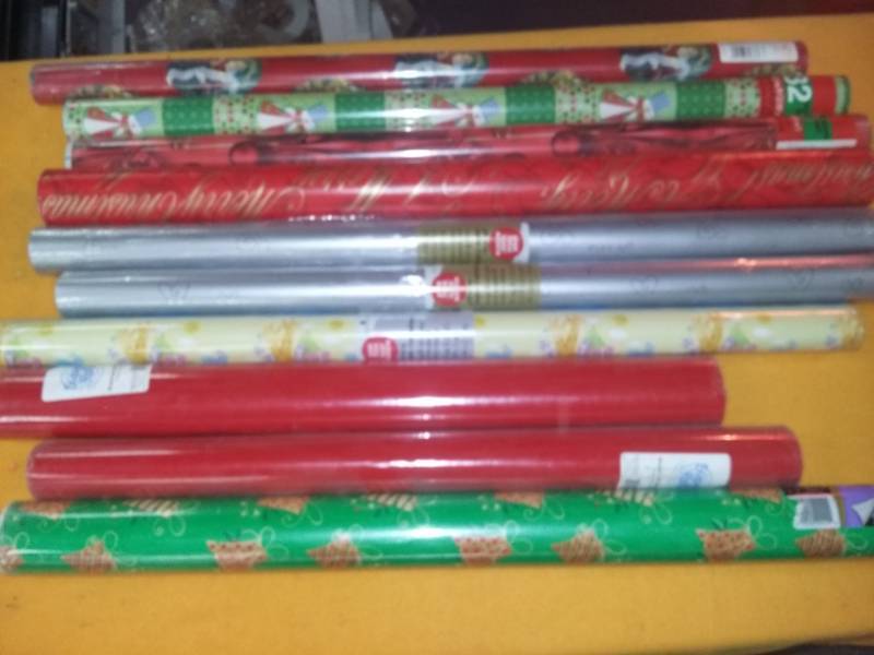 lot 6164 image: Huge Lot of Christmas Wrapping Paper
