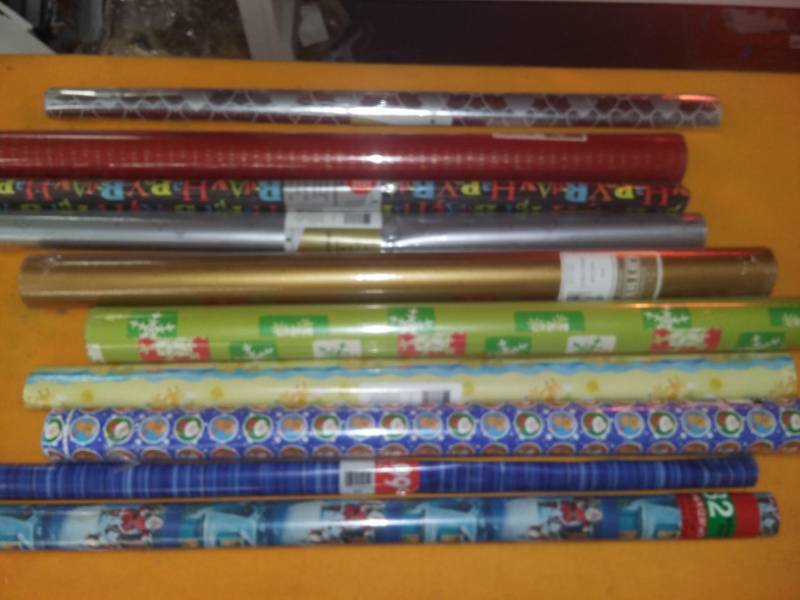 lot 6166 image: Huge Lot of Christmas Wrapping Paper