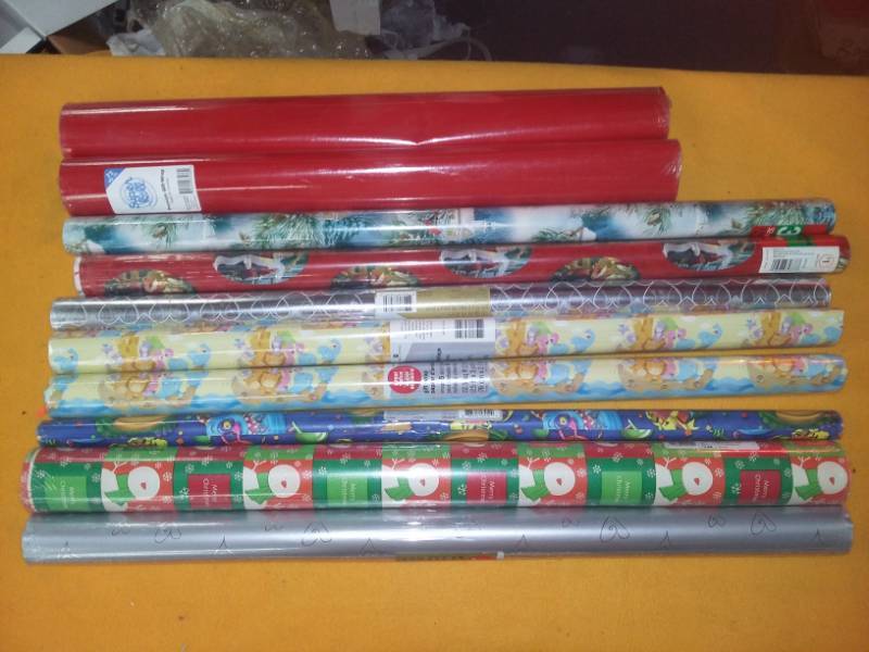 lot 6167 image: Huge Lot of Christmas Wrapping Paper