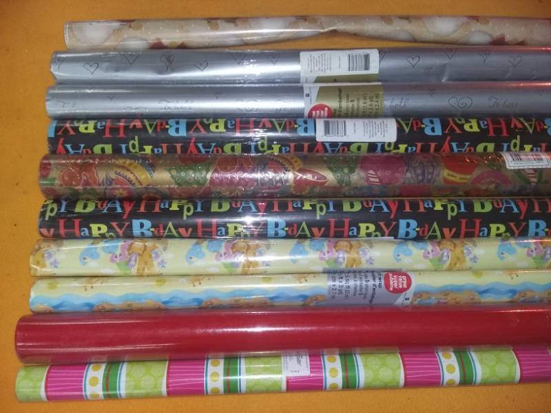 lot 6169 image: Huge Lot of Christmas Wrapping Paper