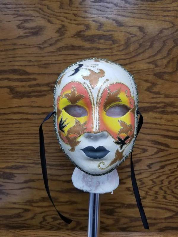 lot 5333 image: VenitianMardi Gras Mask Papier-Mch