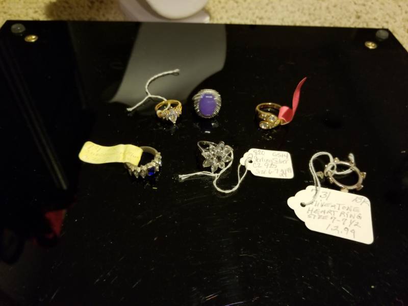 lot 7364 image: Collection of Vintage Rings