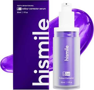 lot 6093 image: Hismile v34 Colour Corrector, Tooth Stain Concealer, Teeth Whitening Booster, Purple Toothpaste, Color Correcting Technology, V34, Tooth Colour Corrector
