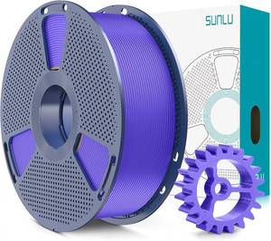 lot 8014 image: SUNLU PLA2.0 3D Printer Filament, Upgrade PLA Filament 1.75mm, Tougher and Stronger, Neatly Wound Filament, Dimensional Accuracy  0.25KG Spool, Lavender Purple