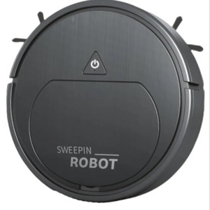 lot 8045 image: Robot Vacuum Cleaner, One-Touch Start, Slim Design, Rechargeable Robot Vacuum and Mop, Pet Hair Specialist Robot Vacuum.Suitable for Cleaning Paper Scraps, Pet Hair and Hard Floors.Black
