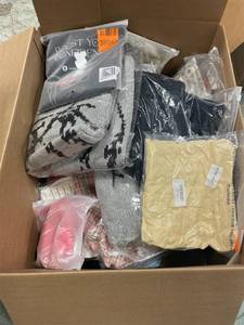 lot 8088 image: Box of New Not Bid OnNot Picked Up Clothes - 27 Pieces
