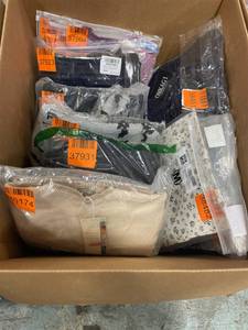 lot 8090 image: Box of New Not Bid OnNot Picked Up Clothes - 20 Pieces