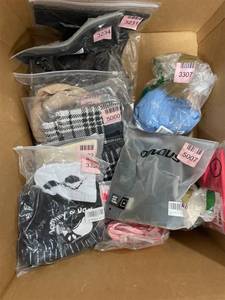 lot 8098 image: Box of New Not Bid OnNot Picked Up Clothes - 43 Pieces
