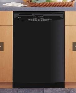 lot 20748 image: GE Profile Smart Dispenser Built-In Dishwasher Black - Retail $999