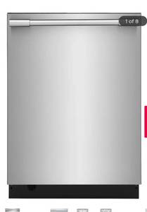 lot 20753 image: Frigidaire Professional 24in Built-In Dishwasher Stainless Steel - Retail $700