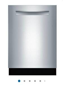 lot 20756 image: Bosch SHP65T55UC02 24 inch Built-In Dishwasher - Retail $1,200